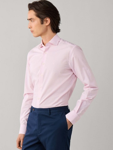Hackett London Regular fit Overhemd 'BENGAL' in Roze