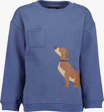 BLUE SEVEN - Sudadera en azul: frente