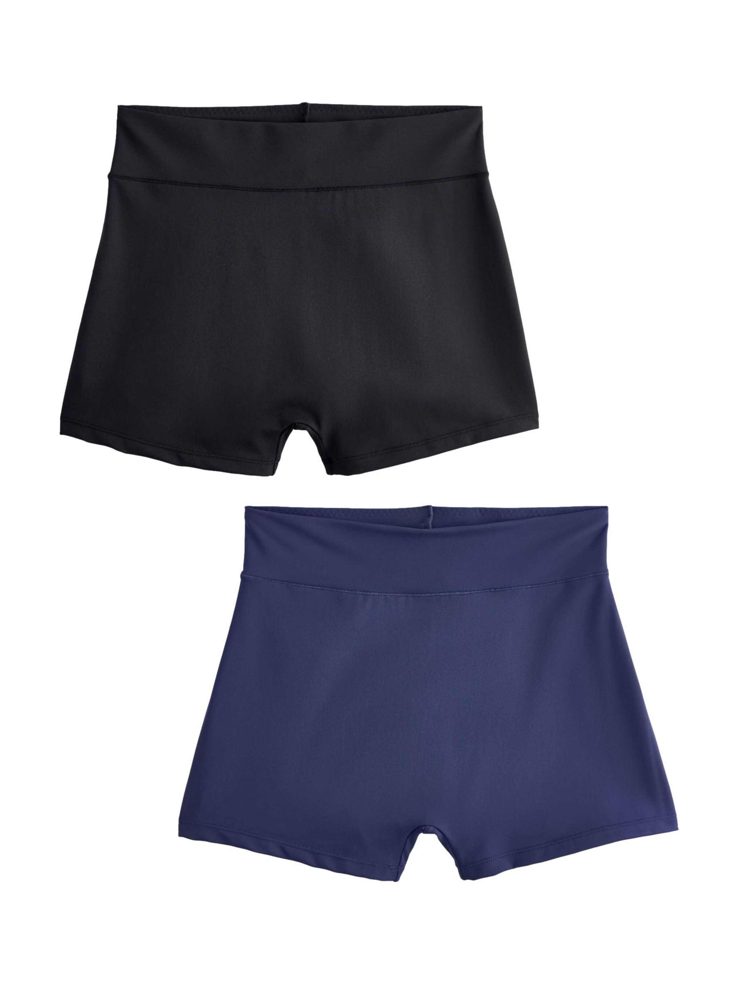 Next Bas de bikini en bleu marine / noir, Vue avec produit