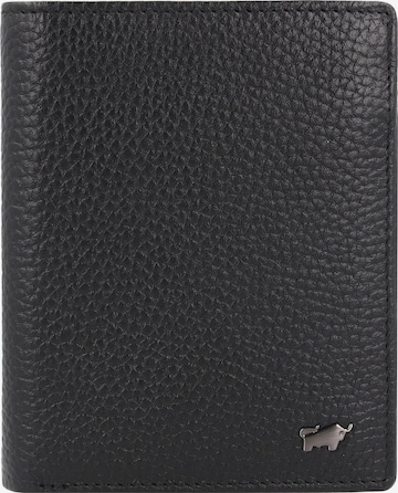 Braun Büffel Wallet 'Theo' in Black: front