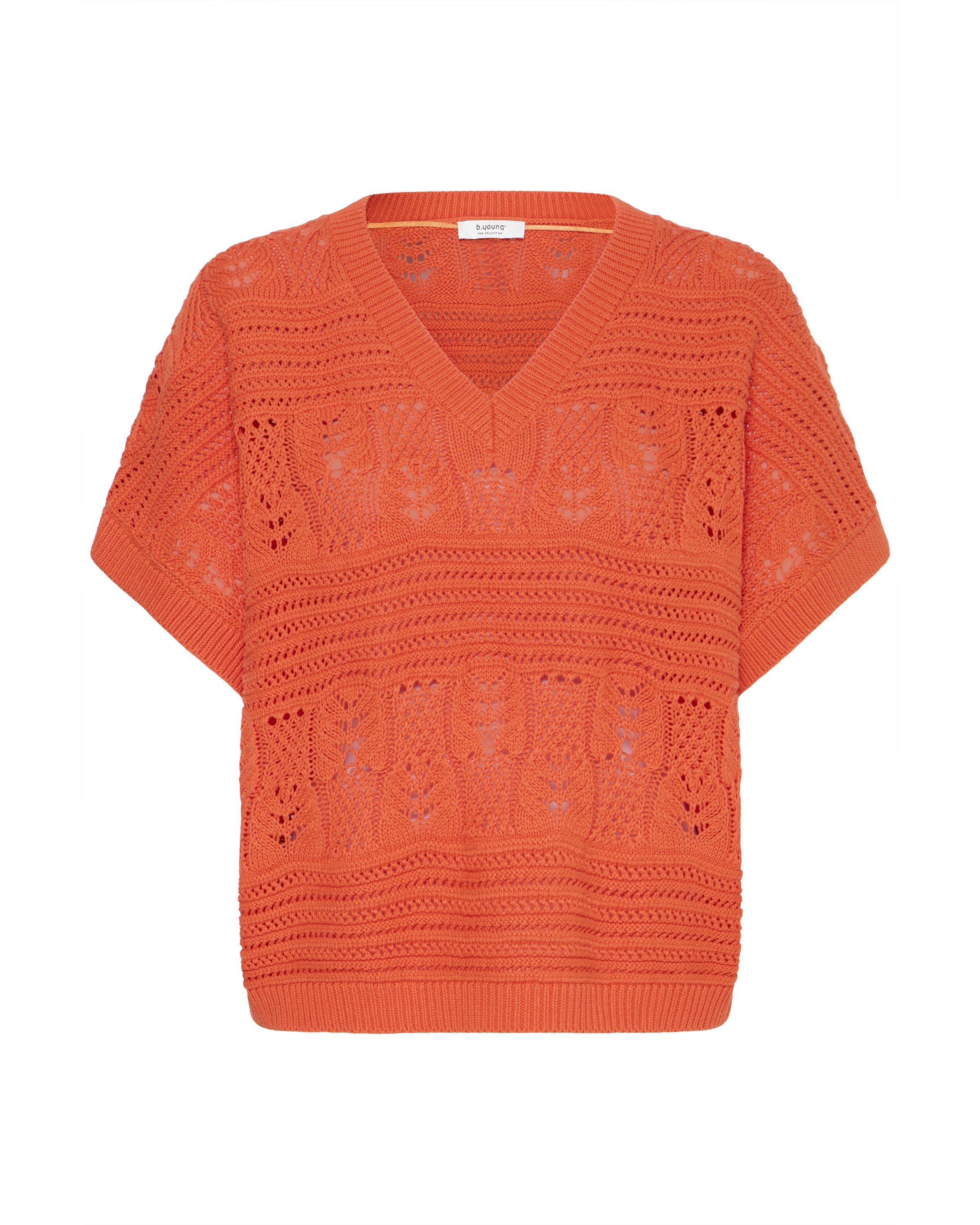 Pull-over 'NERO' b.young en orange : devant