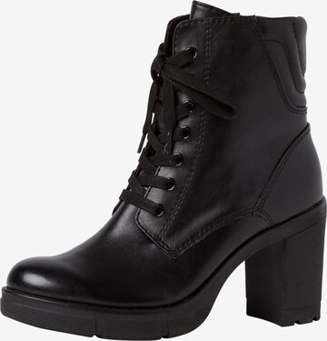 MARCO TOZZI Lace-Up Ankle Boots in Black