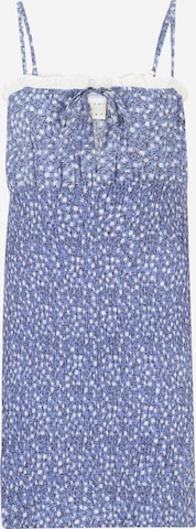 Daisy Street Summer Dress in Blue: front