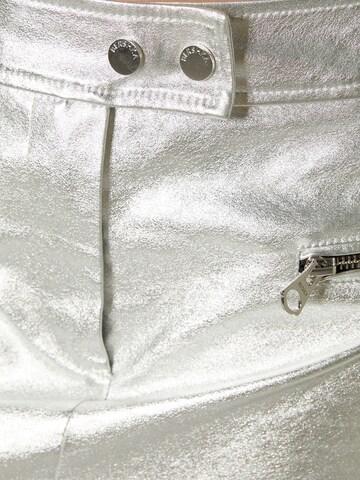 Bershka Skirt in Silver