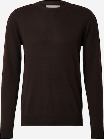 BLEND Sweater 'Bruton' in Brown: front