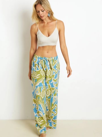 Cool & Sexy Wide Leg Housut värissä vihreä