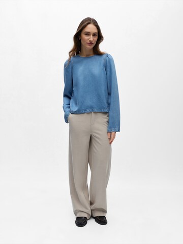 Chemisier 'OBJFRAME' OBJECT en bleu : devant