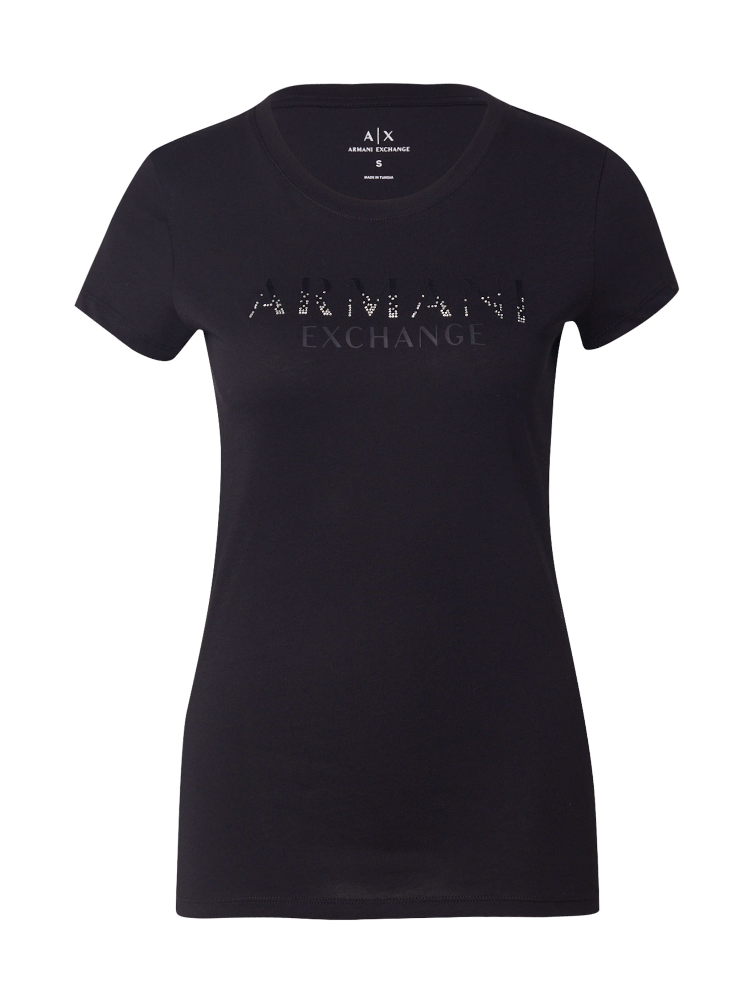 ARMANI EXCHANGE - Camisa em preto: frente