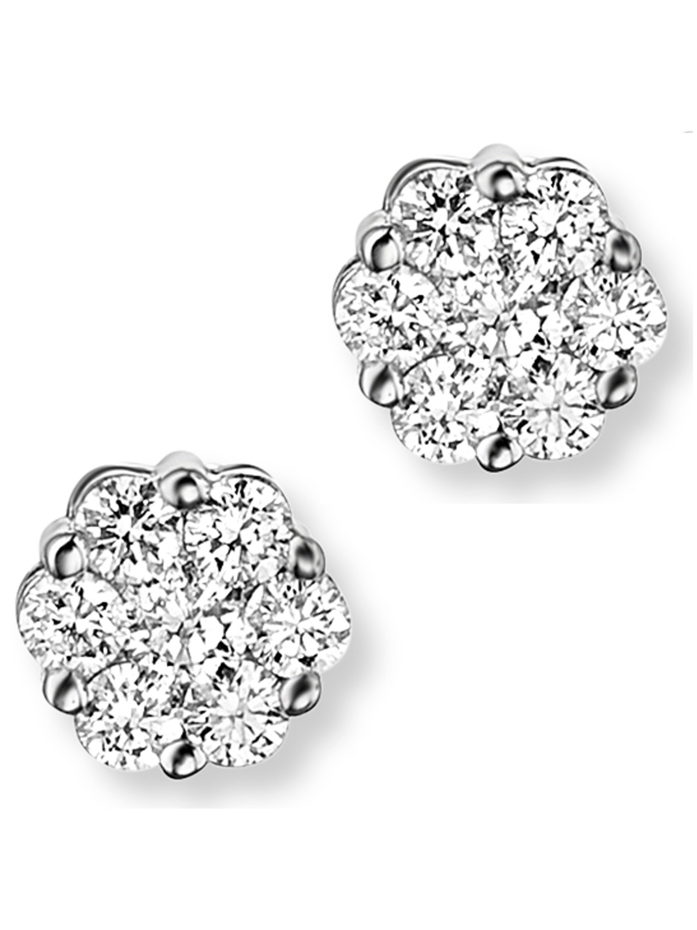 ONE ELEMENT Ohrringe in Silber: Vorderseite