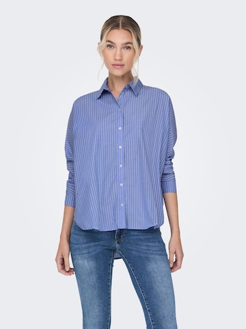 ONLY - Blusa 'Grace' en azul: frente