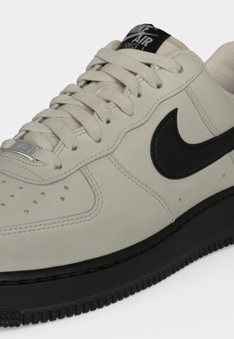 pelēks Nike Sportswear Zemie brīvā laika apavi 'Air Force 1 '07'