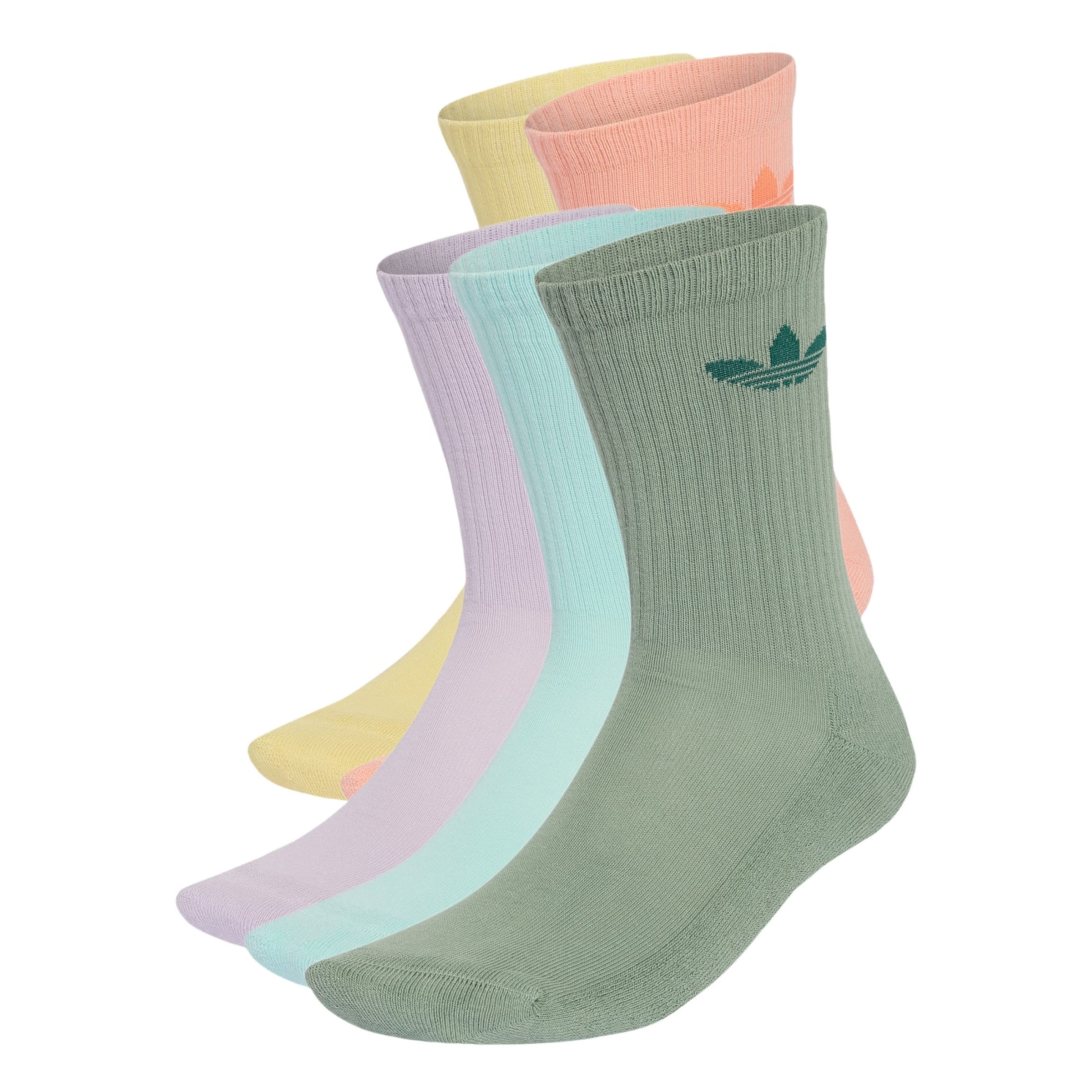 ADIDAS ORIGINALS Κάλτσες 'TREFOIL CREW 10 PAIRS' σε μπλε