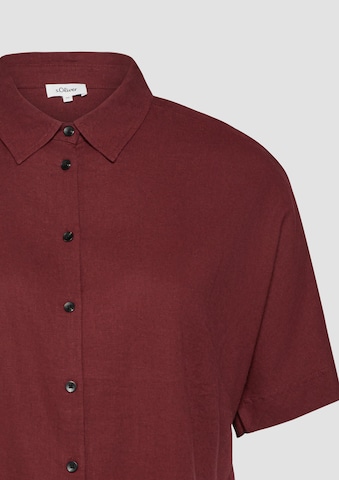 Chemisier s.Oliver CURVE en rouge
