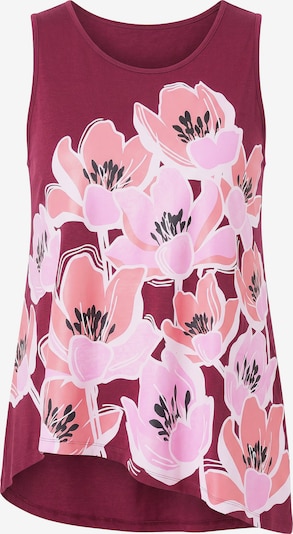 MIAMODA Top in XL in weinrot / dunkelrot, Produktansicht