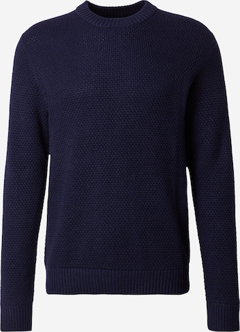 JACK & JONES Sweater 'JOREaton' in Blue: front