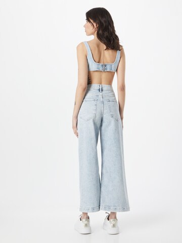 GAP Wide leg Jeans in Blauw