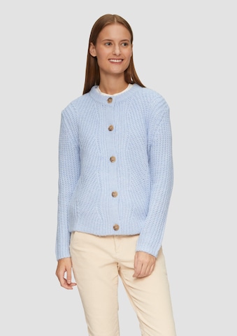 s.Oliver Knit cardigan in Blue: front