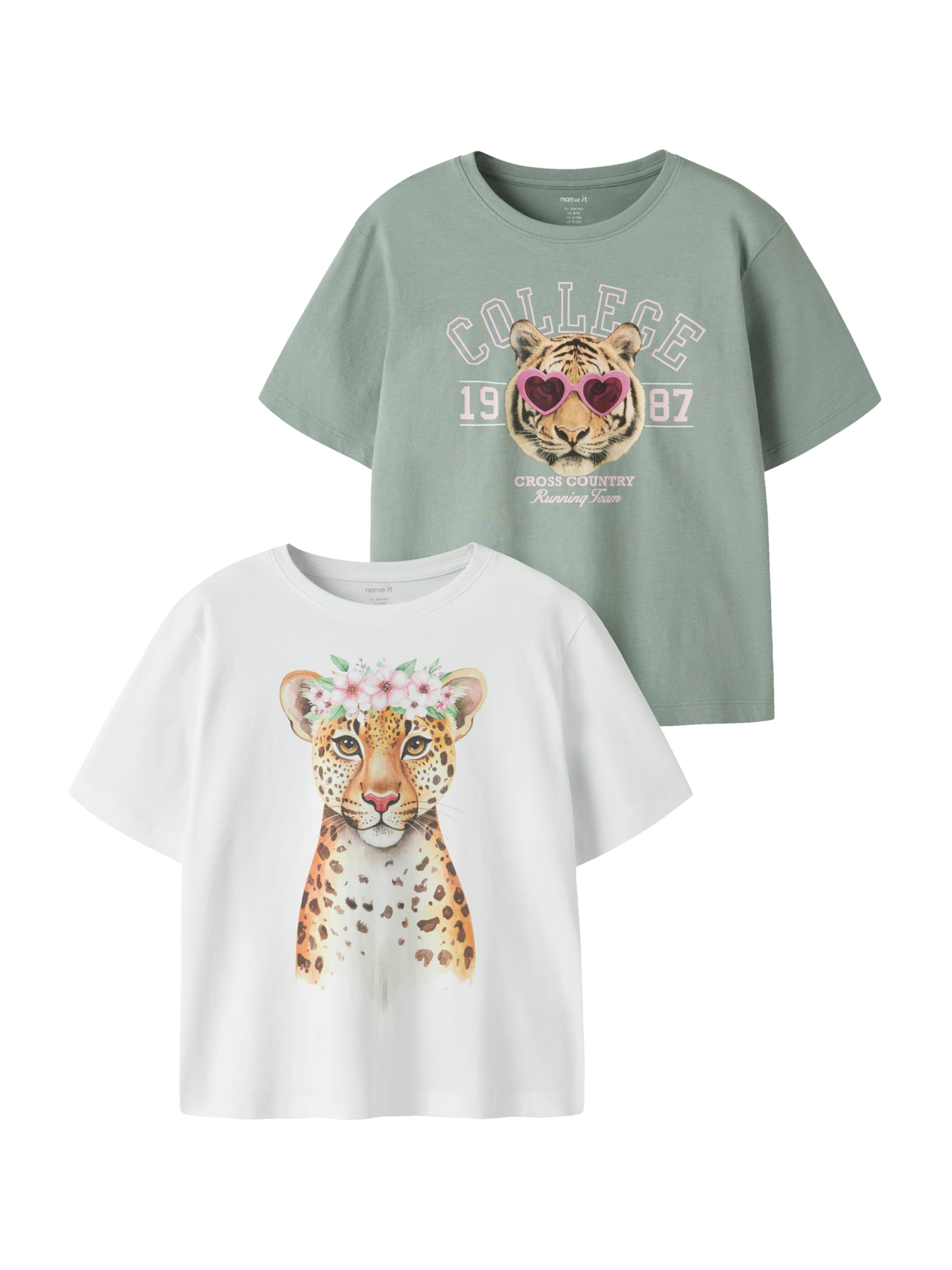 NAME IT Bluser & t-shirts 'NKFVOTEA' i hvid: forside