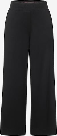 Wide leg Pantaloni di CECIL in nero: frontale