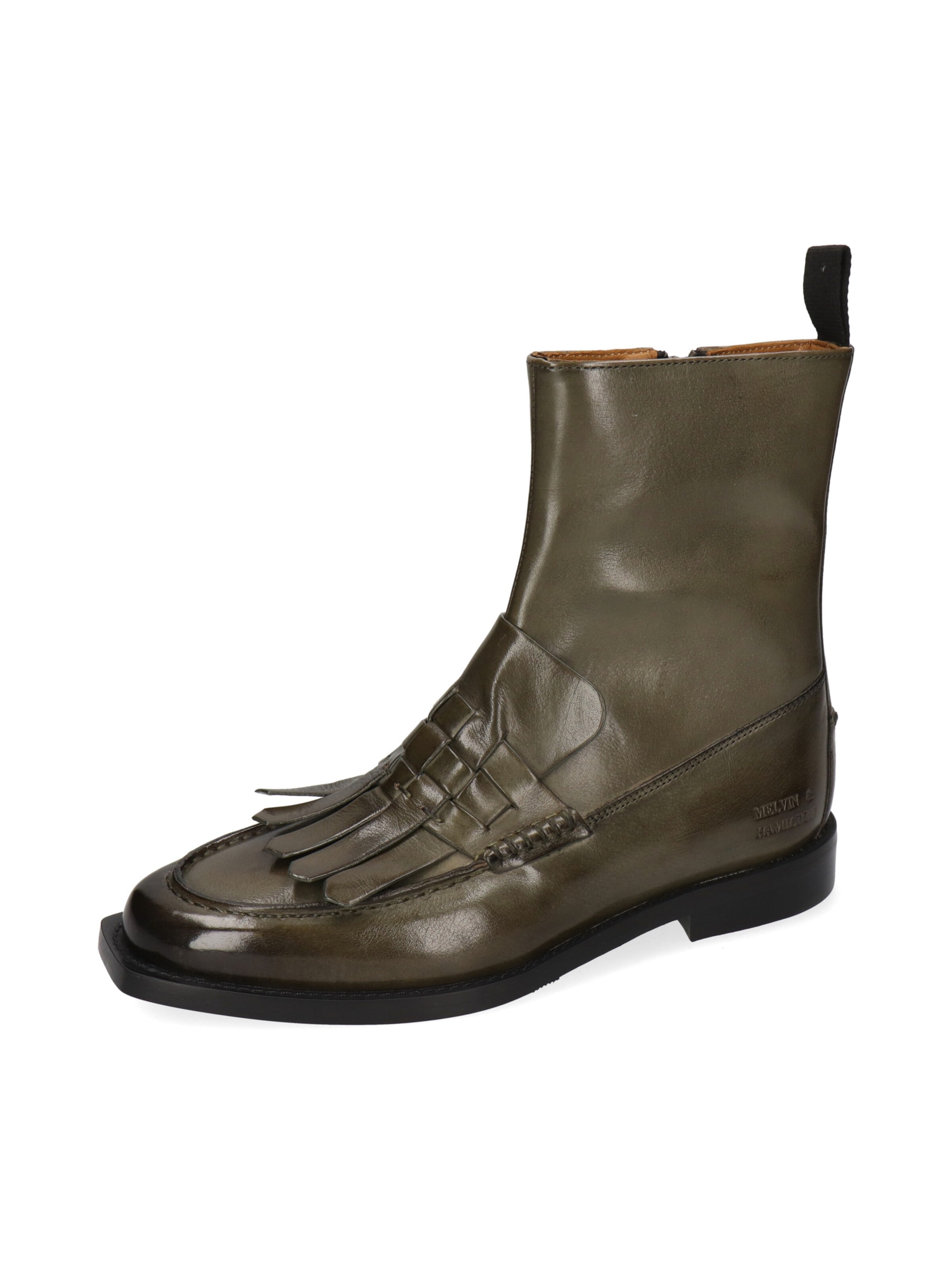 MELVIN & HAMILTON Booties 'Gianna 22' in Green: front