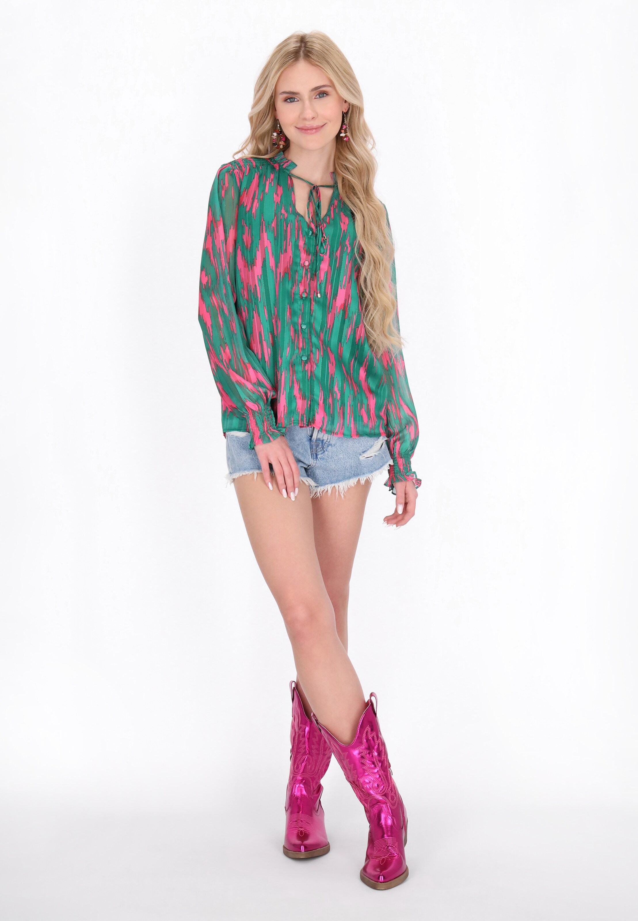 IZIA Blouse in Green