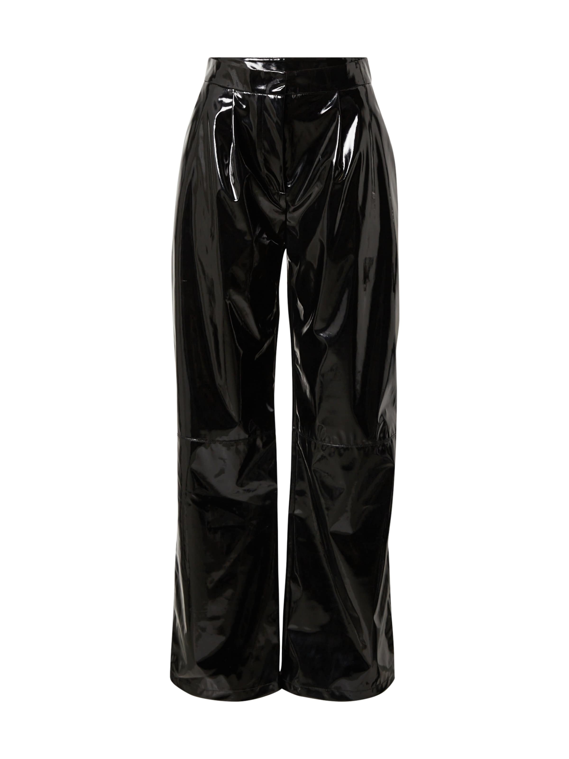 Wide Leg Pantalon 'Tamara' Katy Perry exclusive for ABOUT YOU en noir : devant