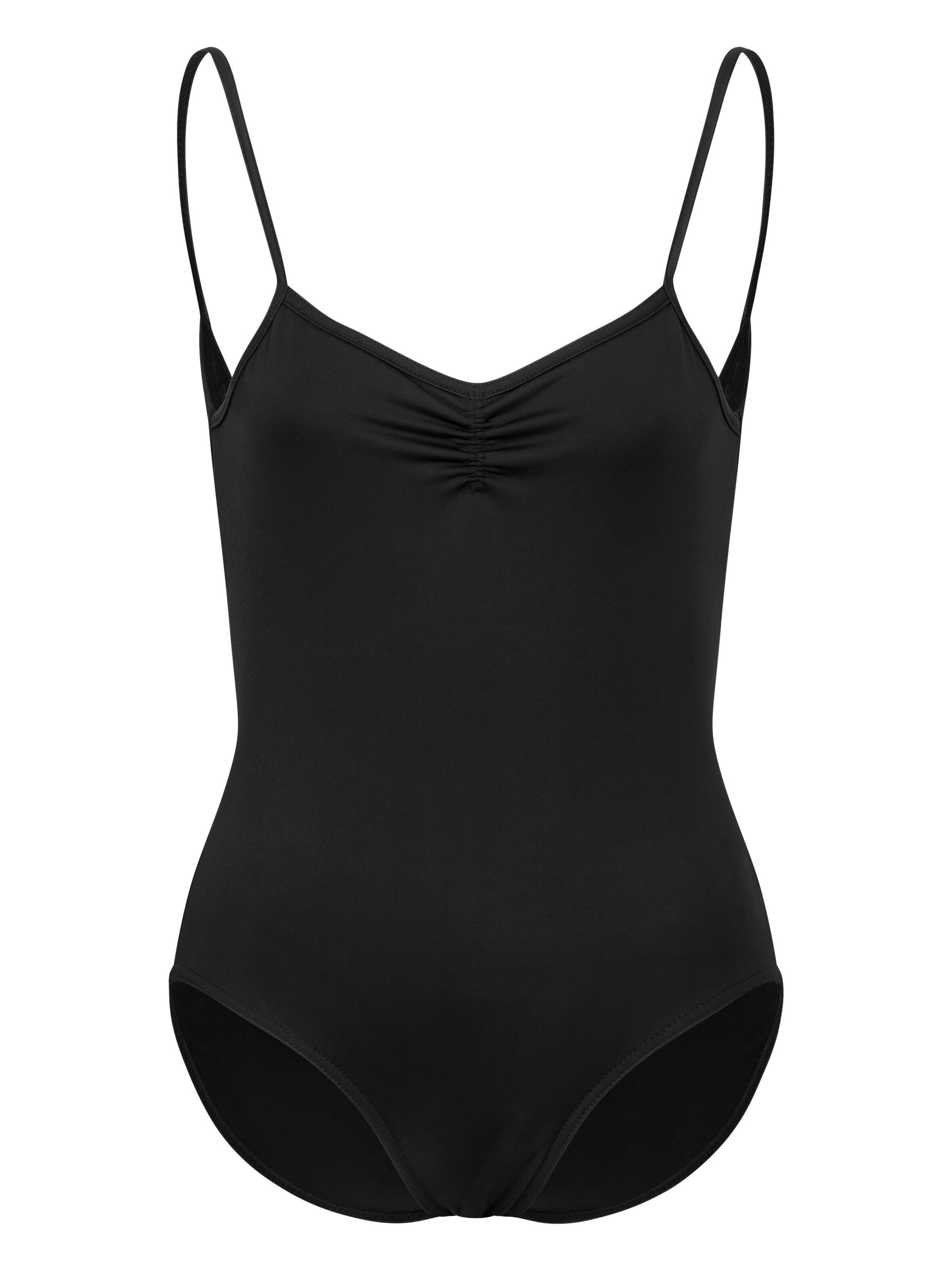 Tanzmuster Athletic Bodysuit 'Tilda' in Black: front