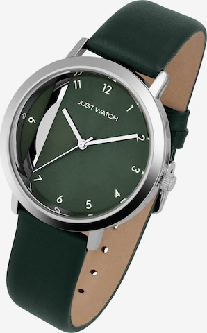 Just Watch Analog Watch 'Mila, Datumsanzeige' in Green: front