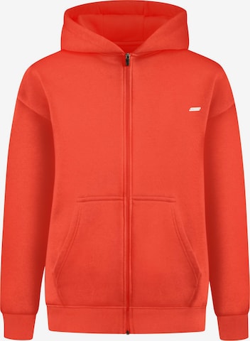 Smilodox Sweatvest in Rood: voorkant