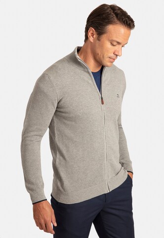 Sir Raymond Tailor Gebreid vest 'Mass' in Grijs