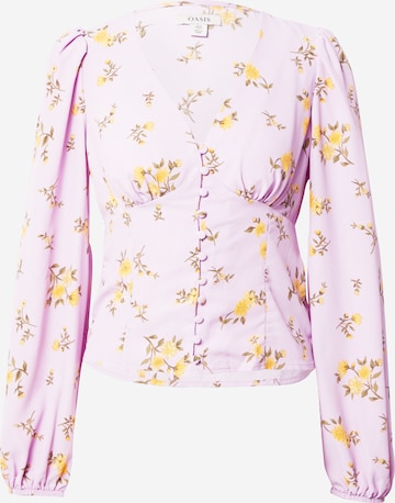 Oasis Blouse in Purple: front