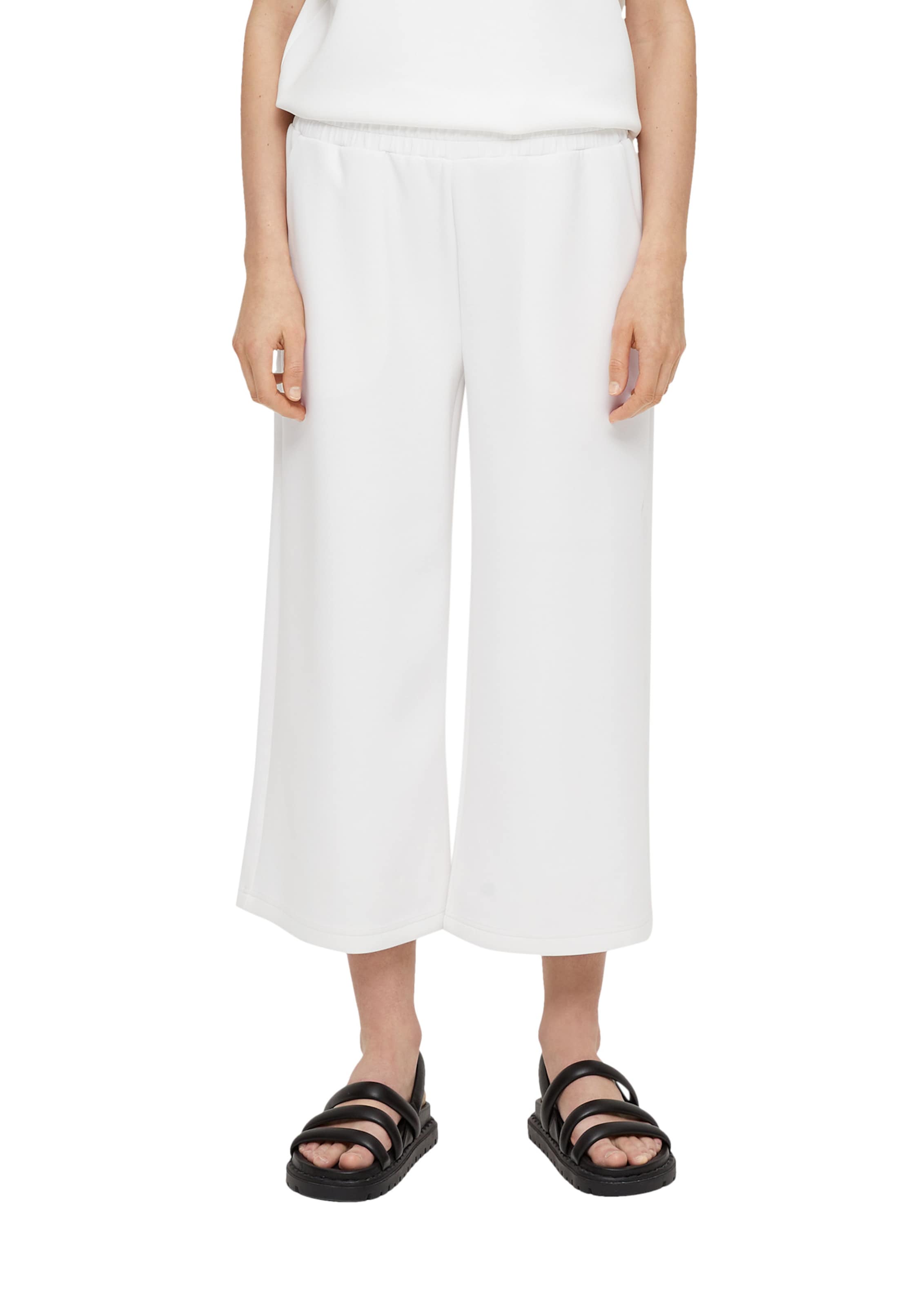 s.Oliver Wide leg Broek in Beige