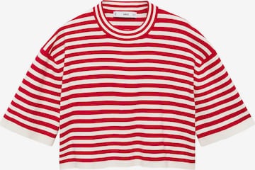 MANGO Trui 'Grumete' in Rood: voorkant