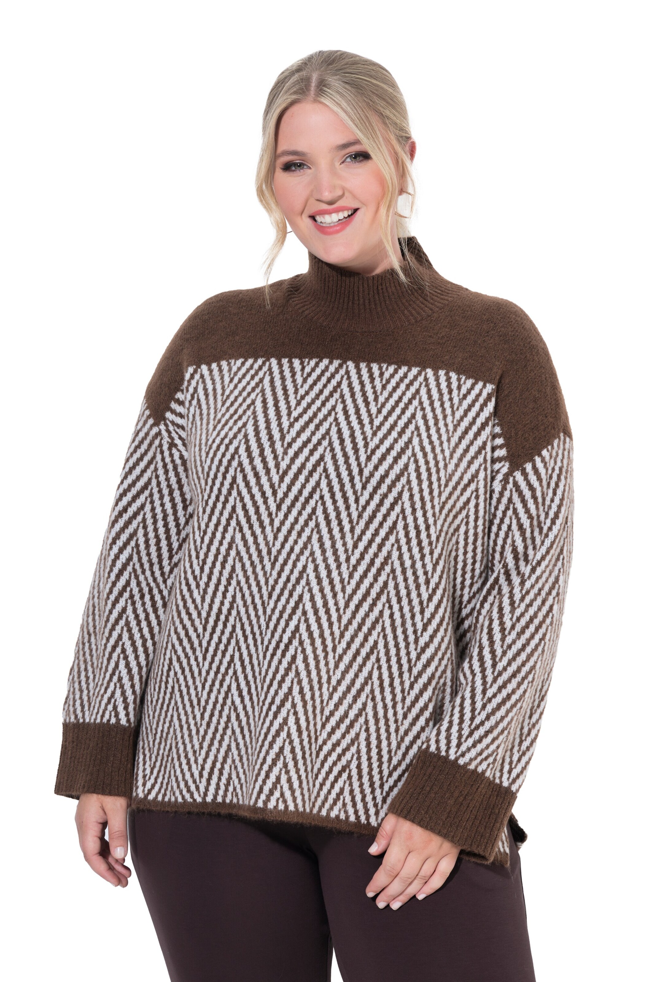 MIAMODA Pullover in Braun: Vorderseite