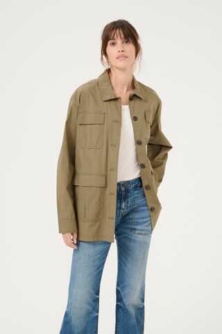 Veste mi-saison 'Halina' CULTURE en vert : devant