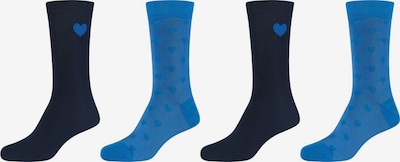 camano Socken in blau / schwarz, Produktansicht