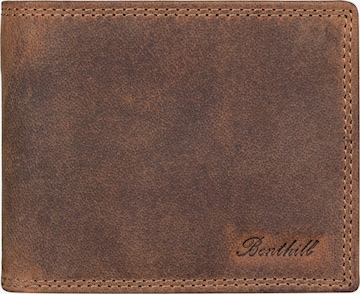Benthill Wallet in Brown: front