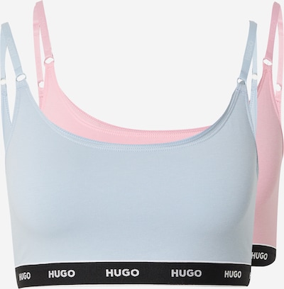 HUGO Soutien-gorge en bleu clair / rose / noir, Vue avec produit