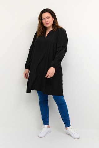 KAFFE CURVE Dress 'Chella' in Black