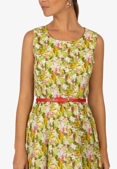mint & mia Ljetna haljina u limun žuta / zelena / rosé / bijela, Pregled proizvoda
