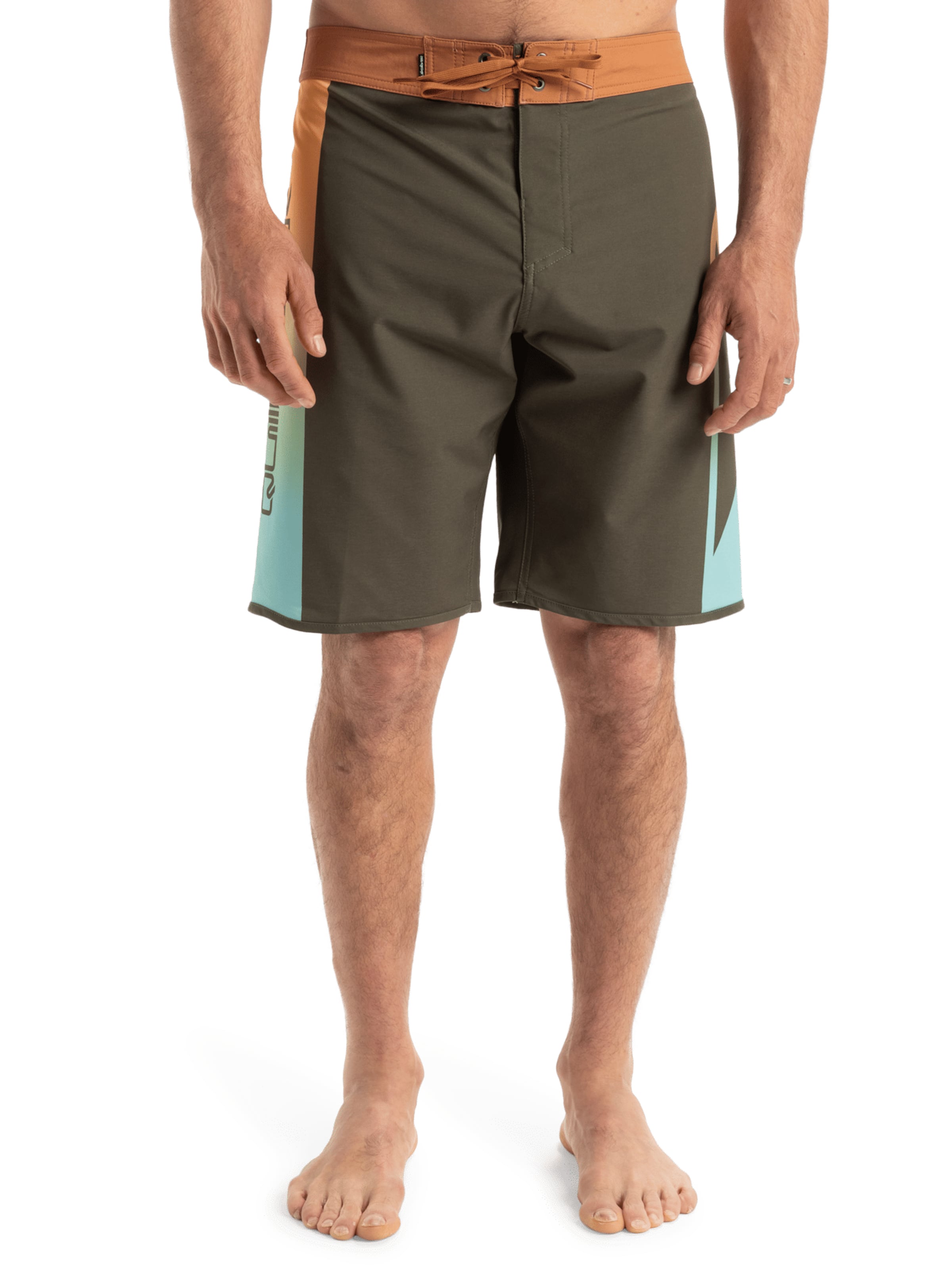 Boardshorts 'Surfsilk Holmes 20' QUIKSILVER en vert : devant