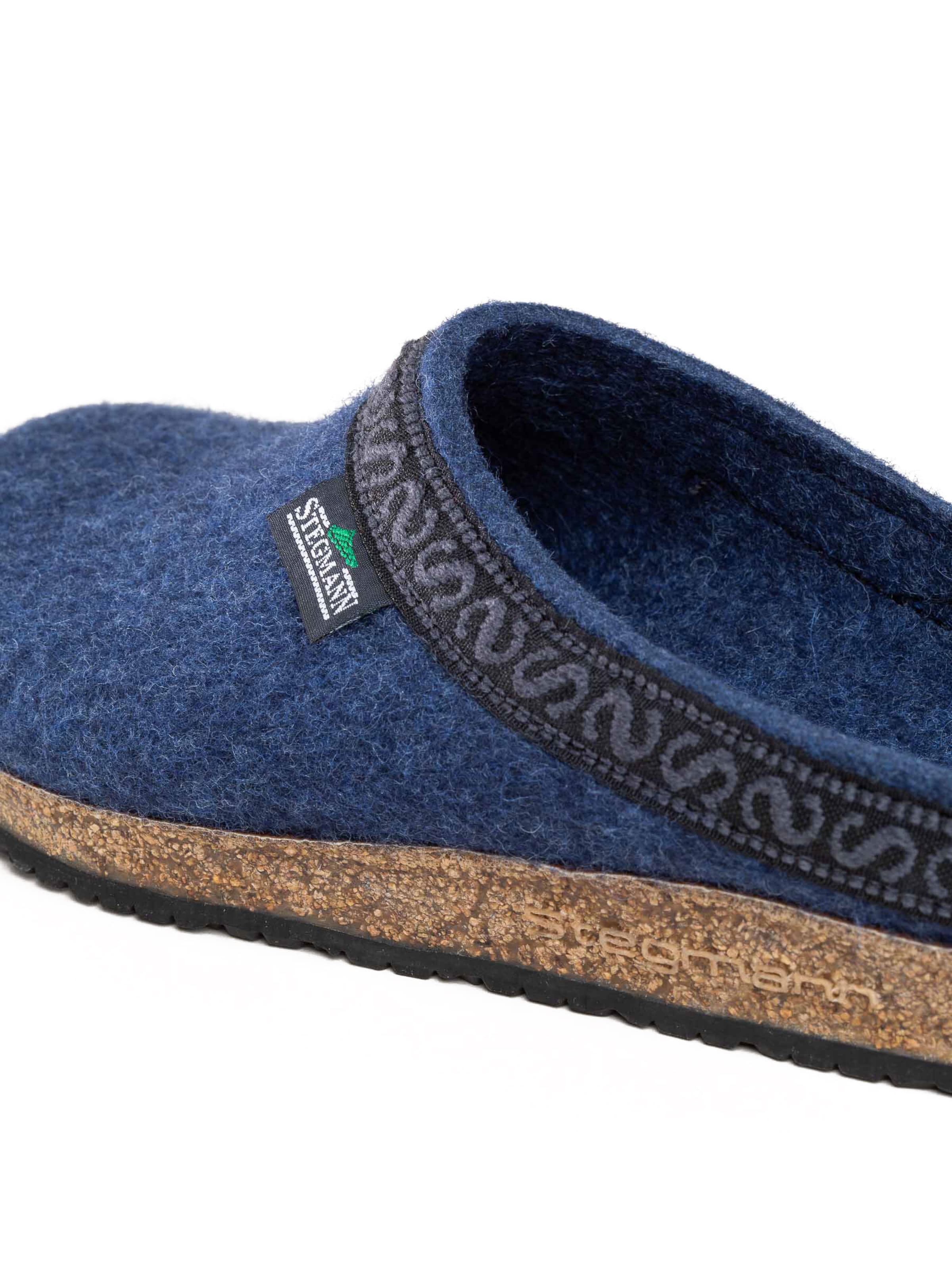 Stegmann Clogs 'Filzclogs Stegmann 108' in Blue
