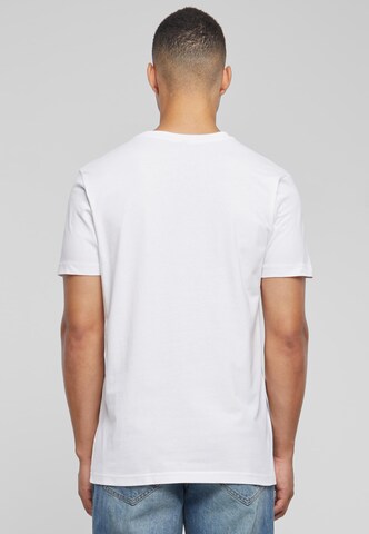 Mister Tee Shirt 'Peace Wording' in Weiß