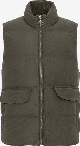 Antioch Vest in Green: front