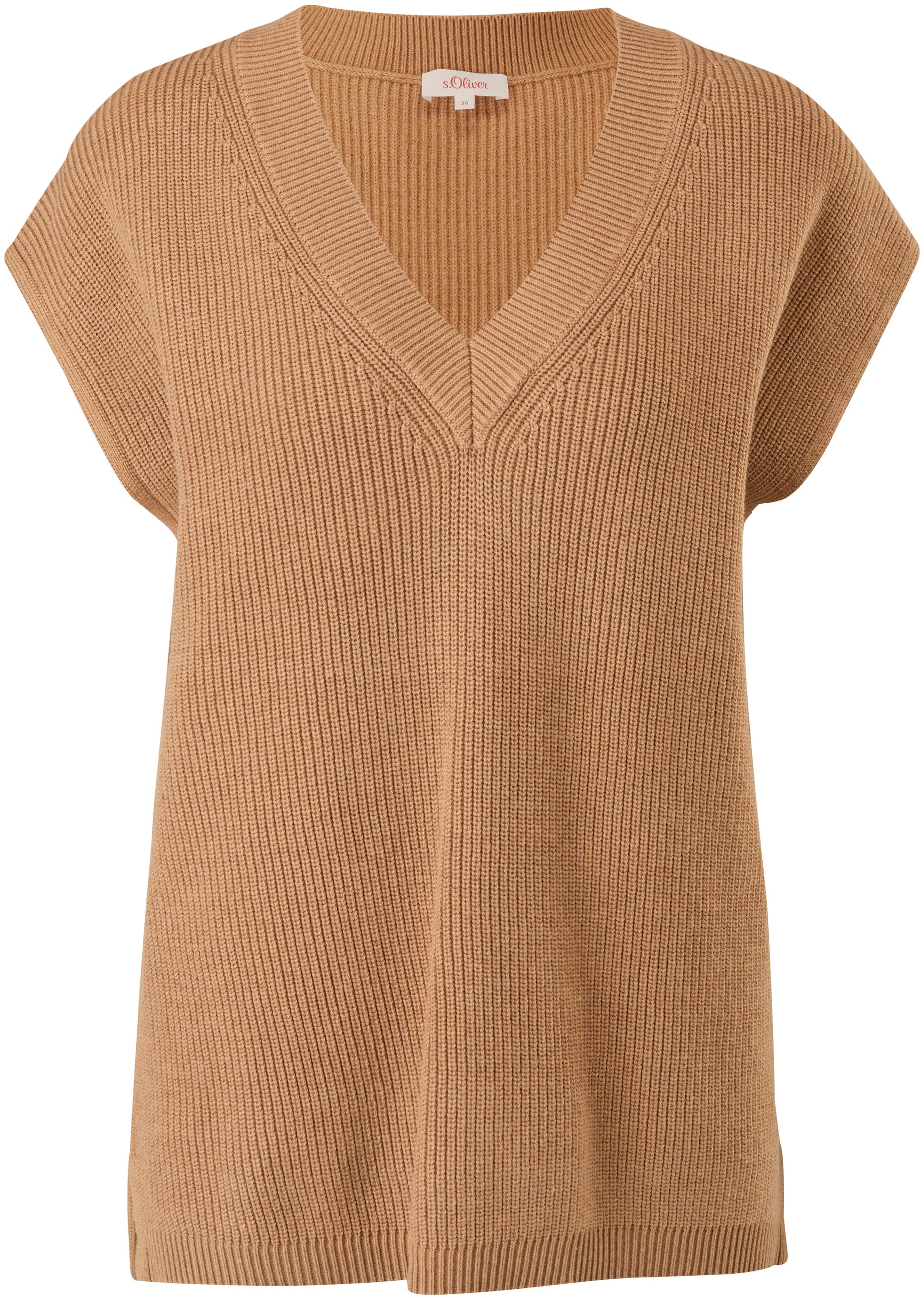 s.Oliver Pullover in Braun: Vorderseite