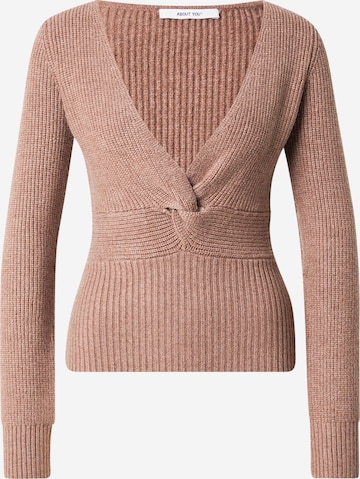 ABOUT YOUPulover 'Regina' - smeđa boja: prednji dio