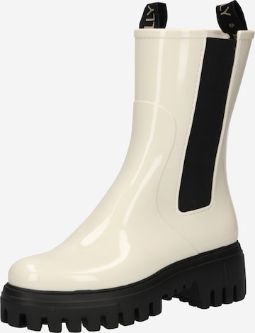 LEMON JELLY Rubber Boots 'CITY' in White: front