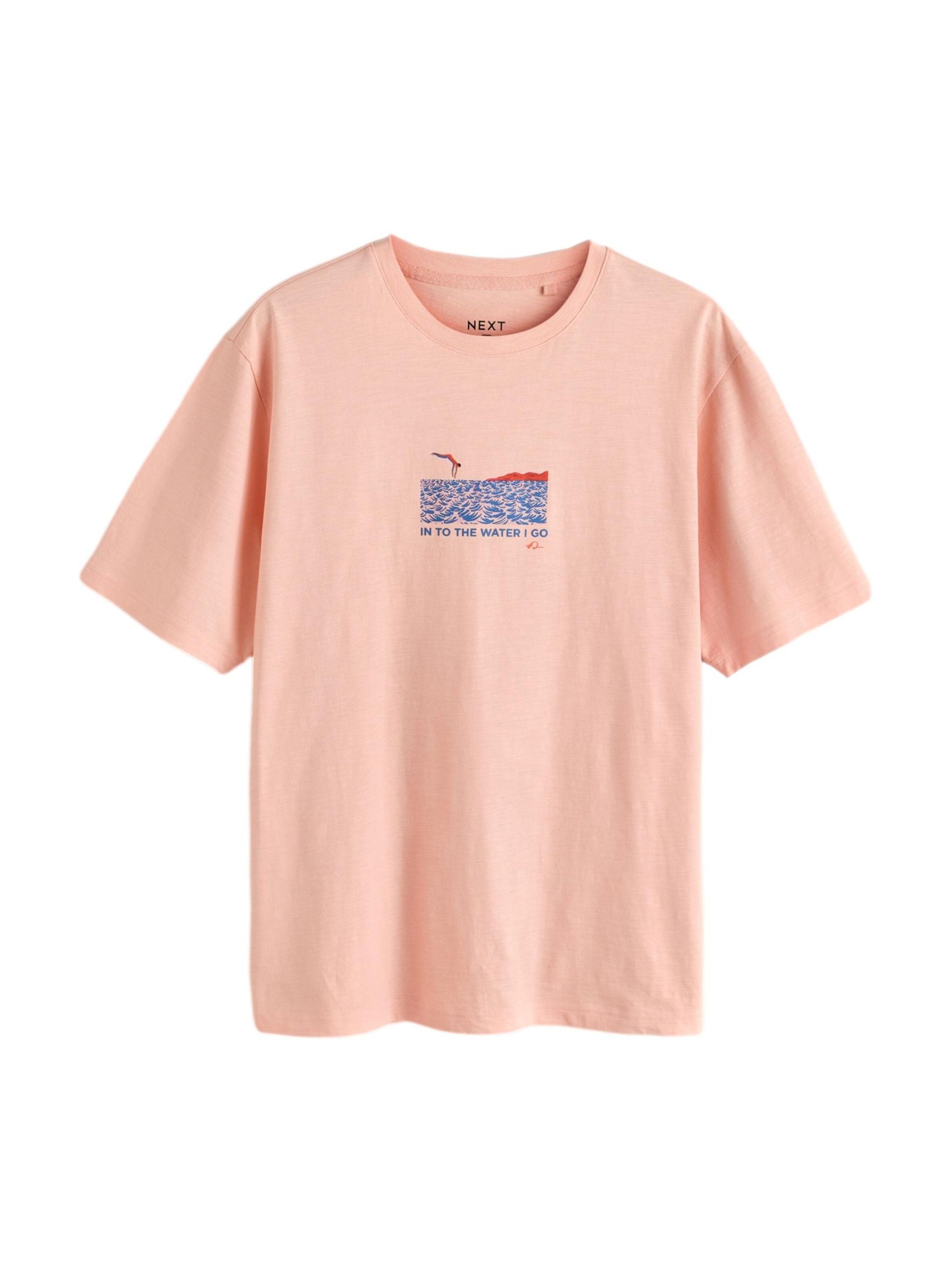 Next T-Shirt in Orange: Vorderseite