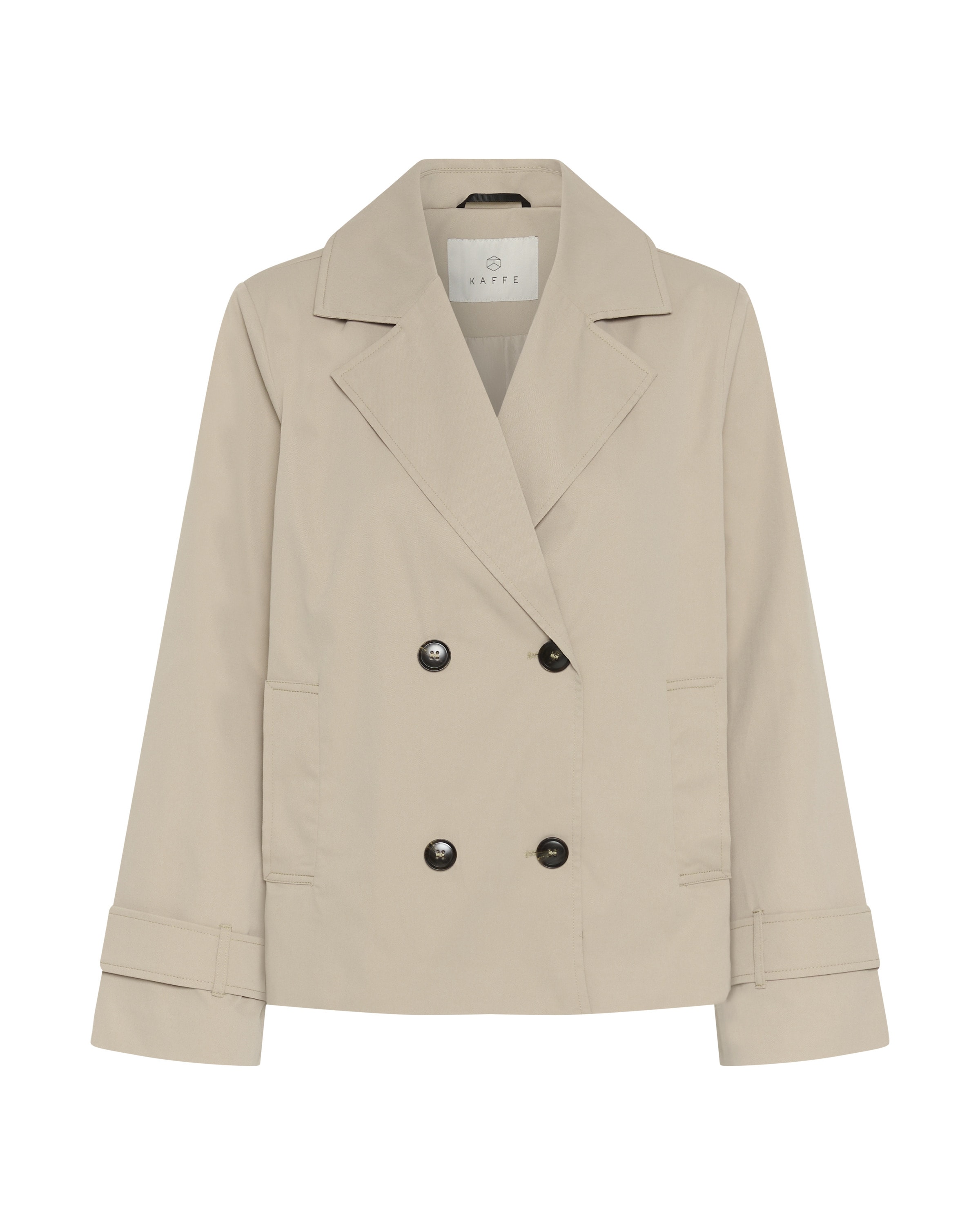 Kaffe Jacke' KAJacklyn' in Beige: Vorderseite