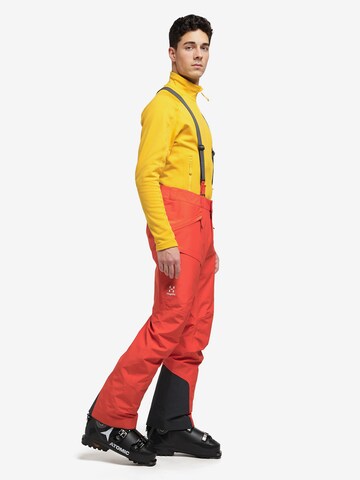 Haglöfs Slim fit Outdoor Pants 'Lumi Form' in Orange